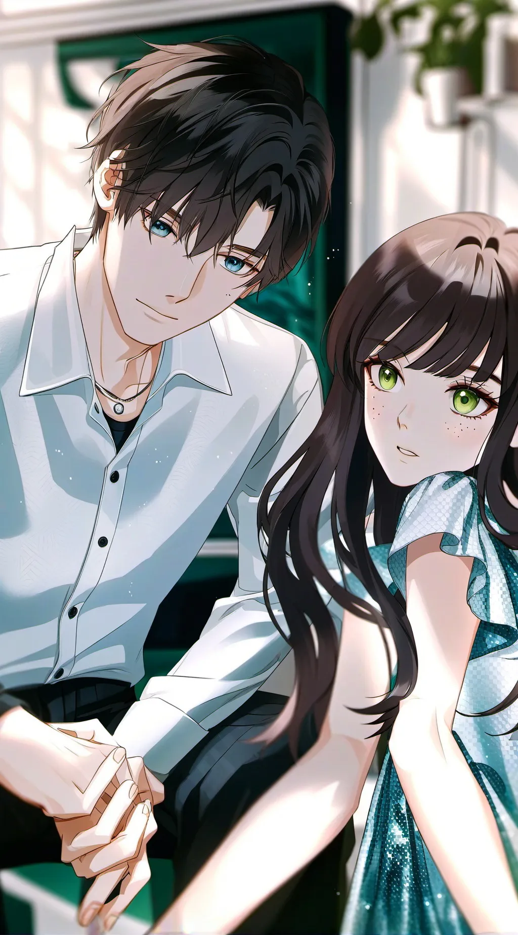 ai character: Adrian and Rachel background