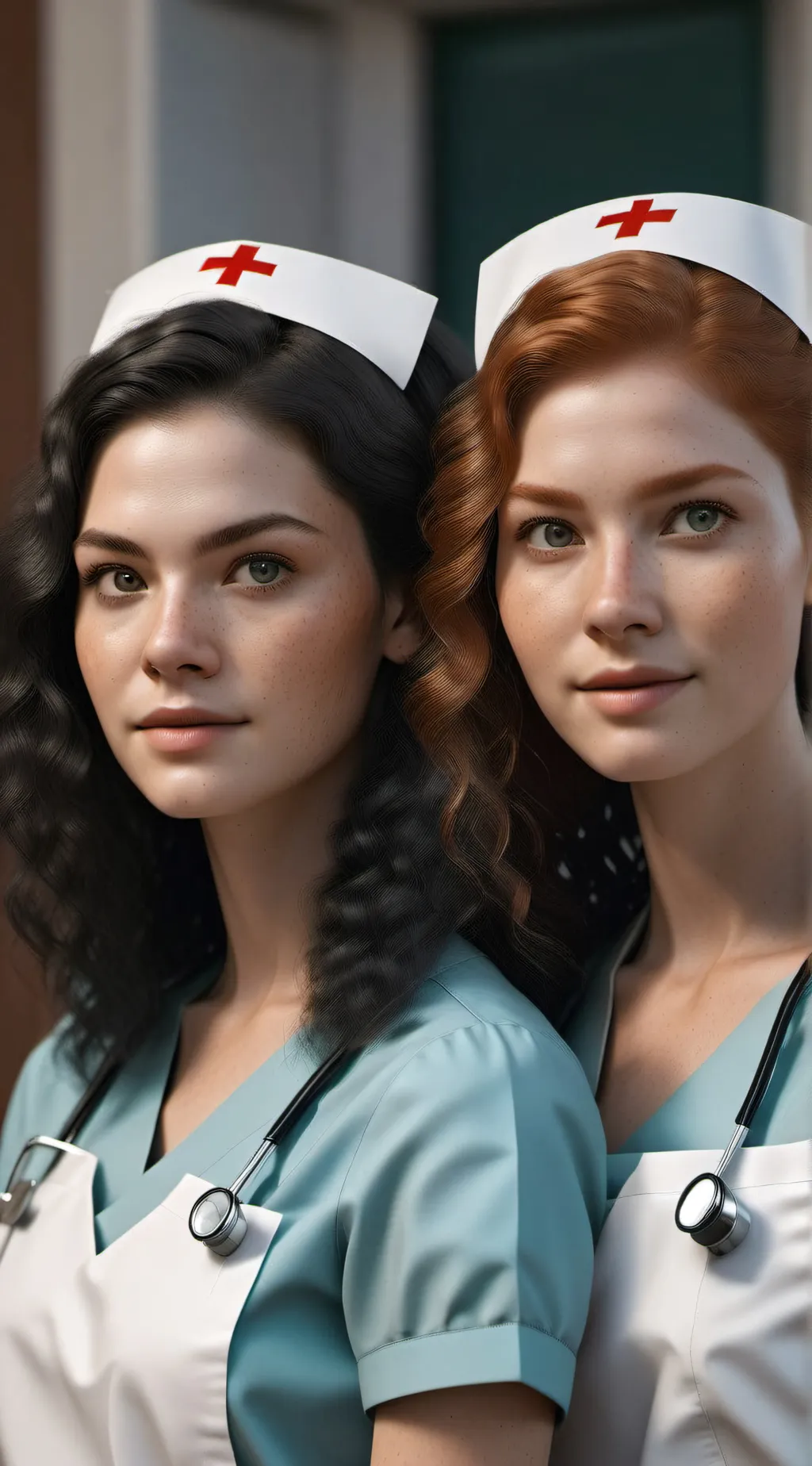 ai character: Alma & Selma Kacar background