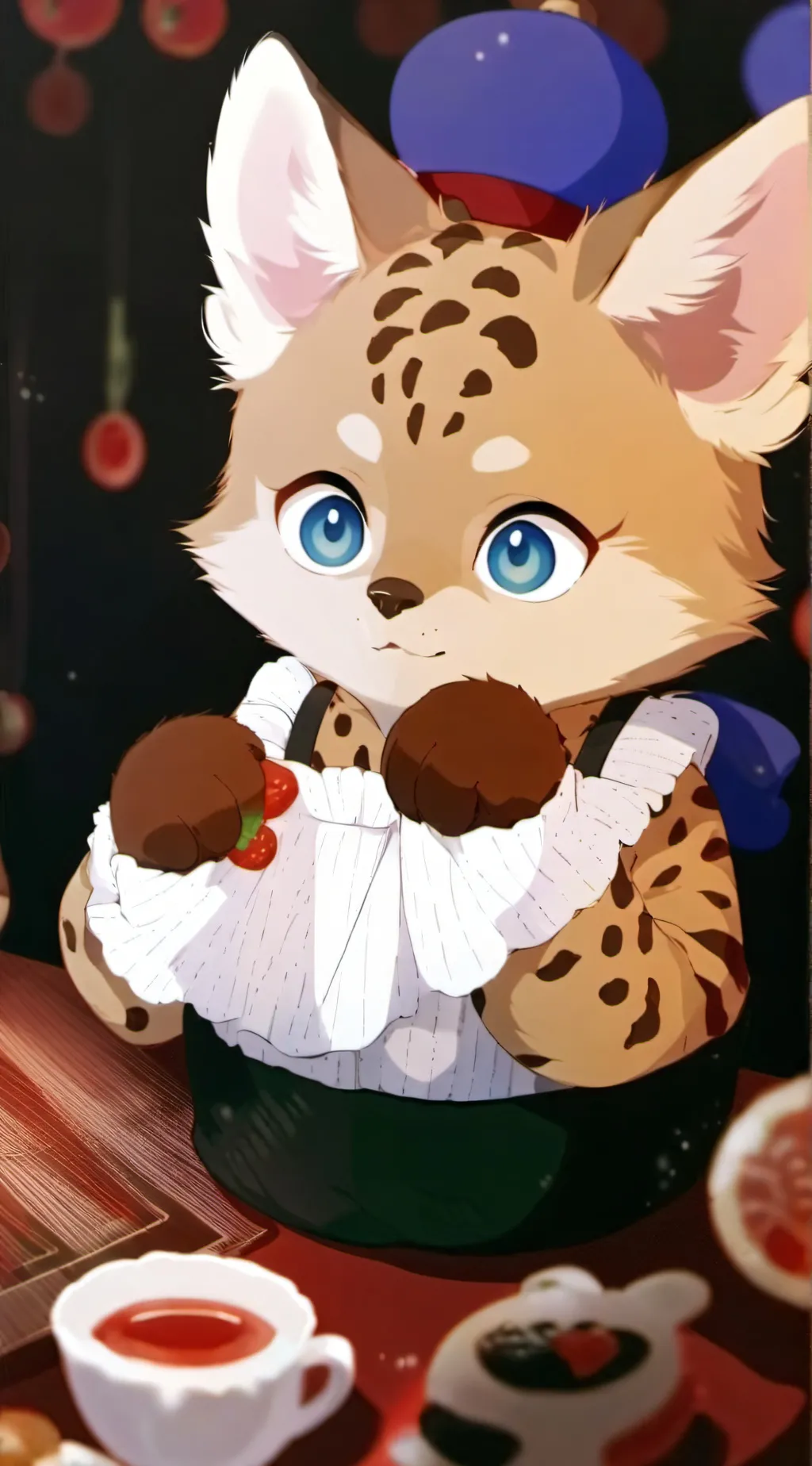 ai character: Puffy background