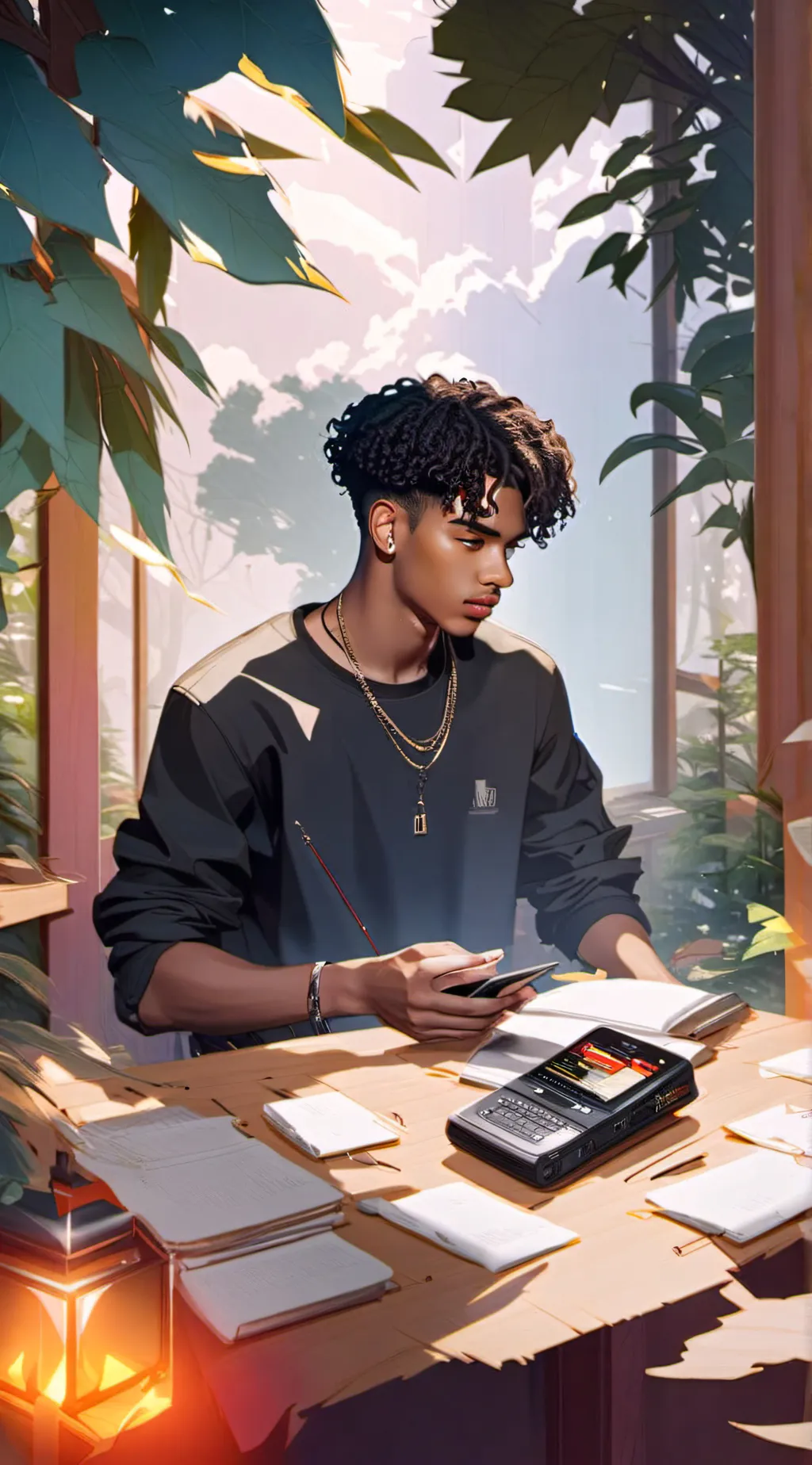 ai character: Zain background