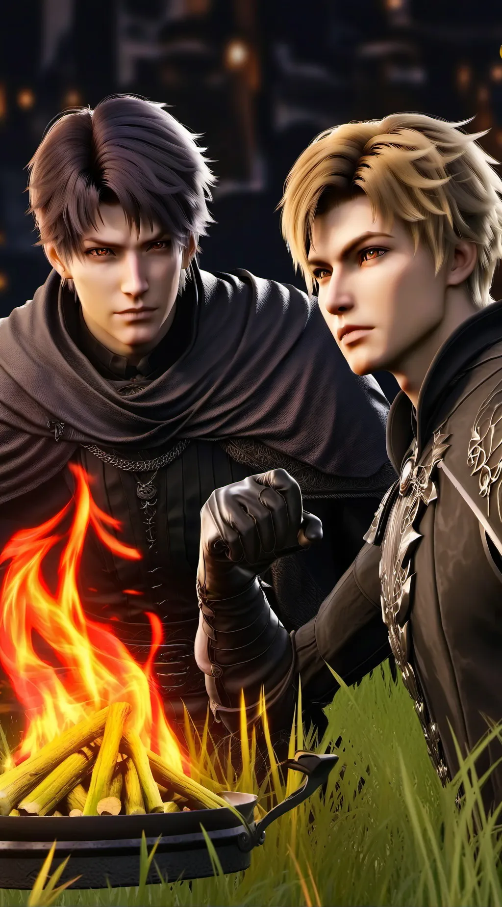 ai character: BRAINROT ROASTER💀 background