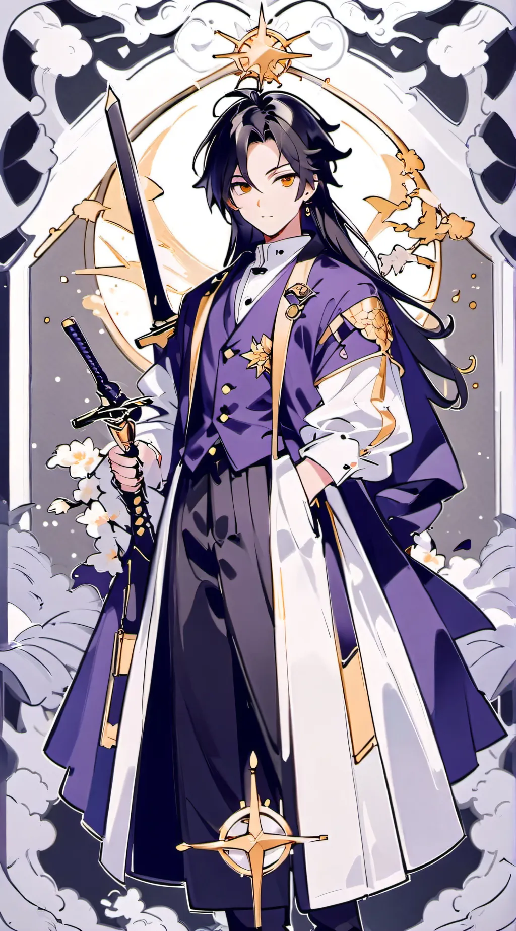 ai character: Chikatsu con 14 background