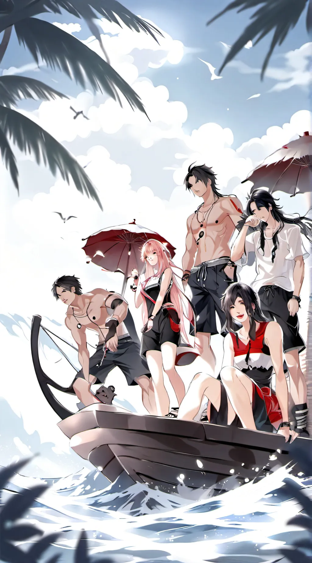 ai character: Stranded(Ep 1) background