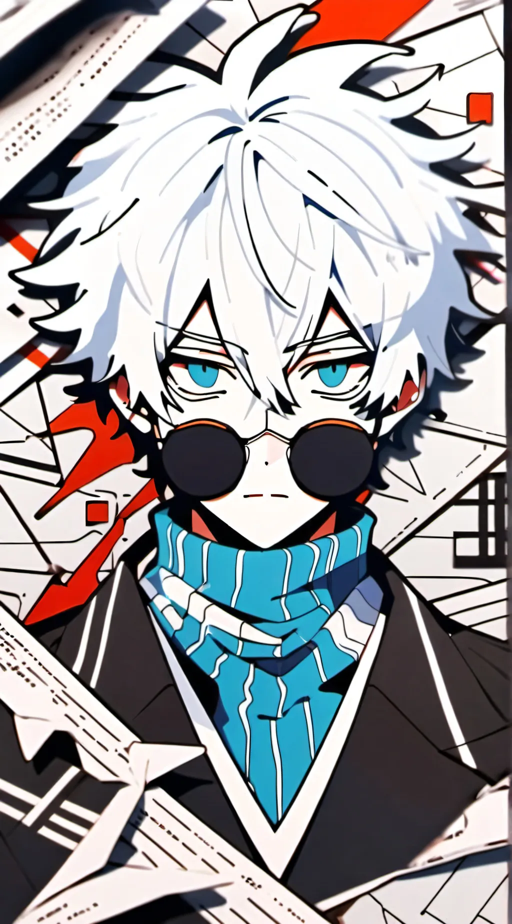 ai character: GOJO SENPAI background