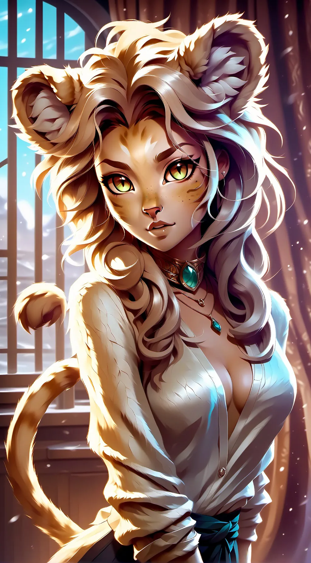 ai character: Zélie Le Fauve background