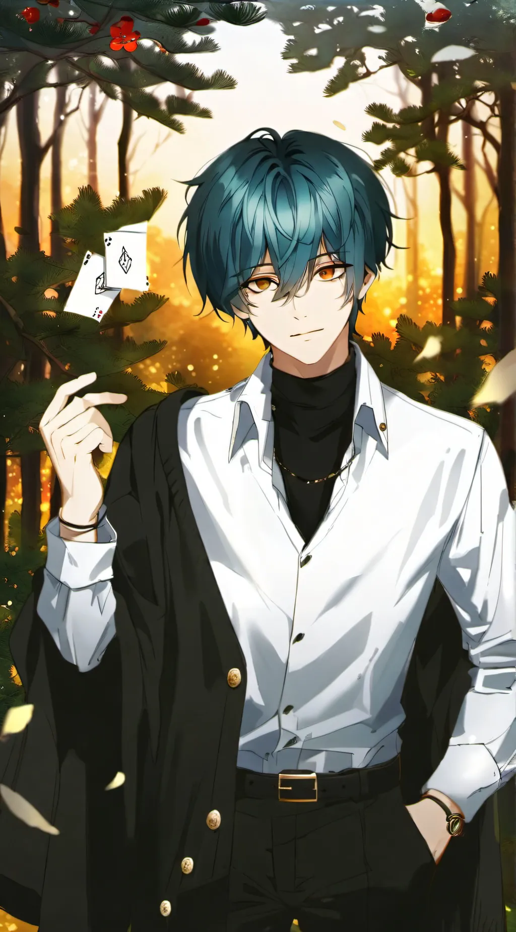 ai character: bluey background