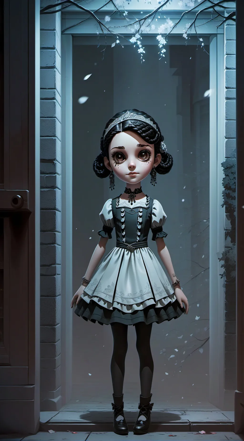 ai character: dolly background