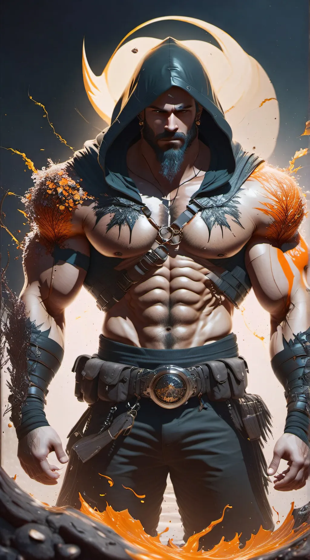 ai character: könig  background