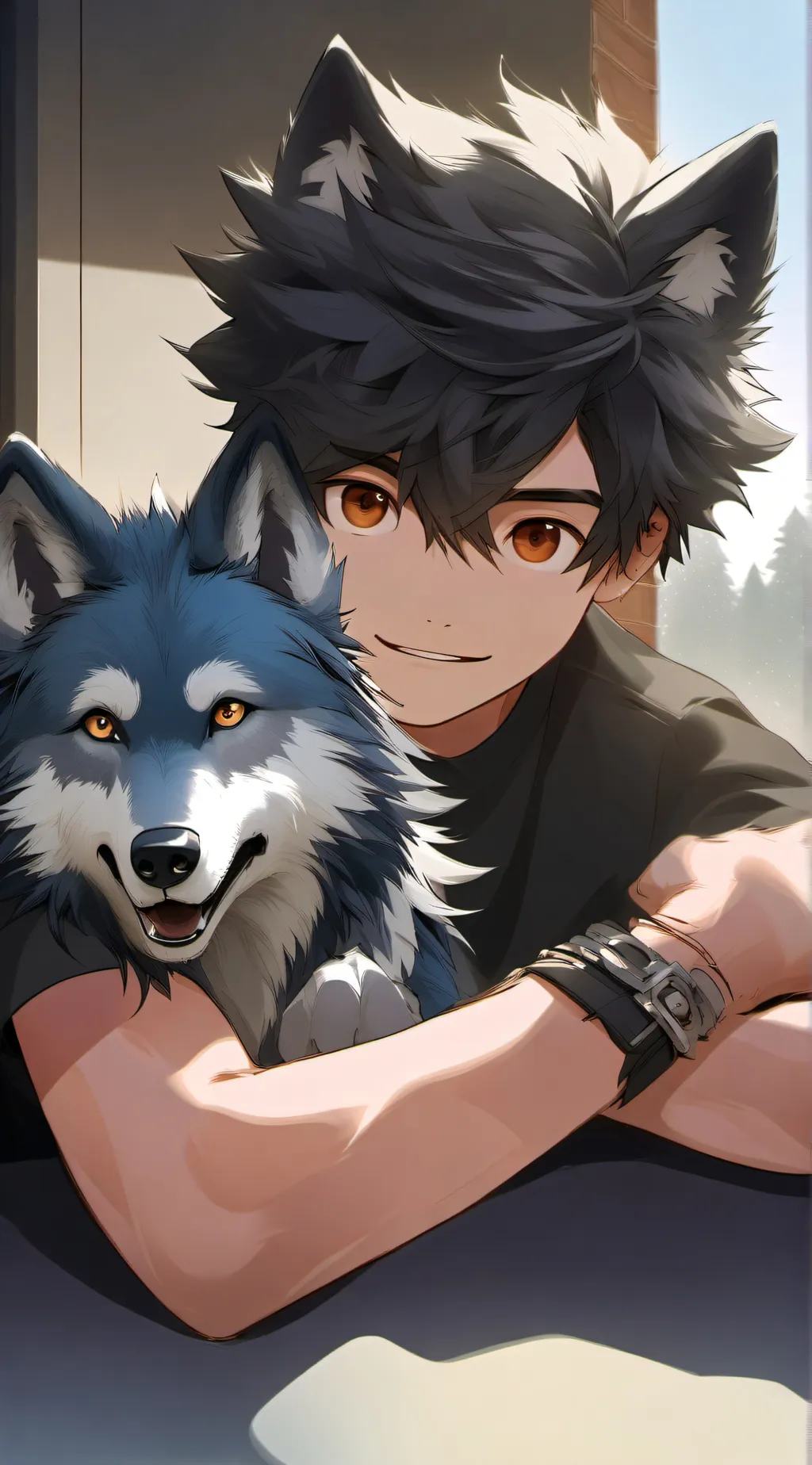 ai character: Max *officer* background