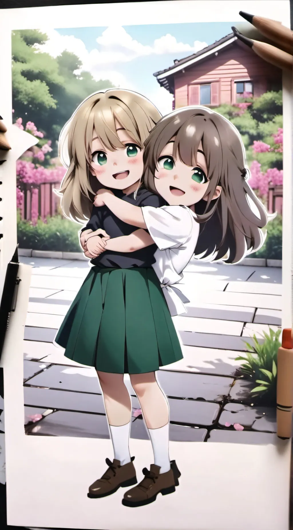 ai character: Faith and Hope background