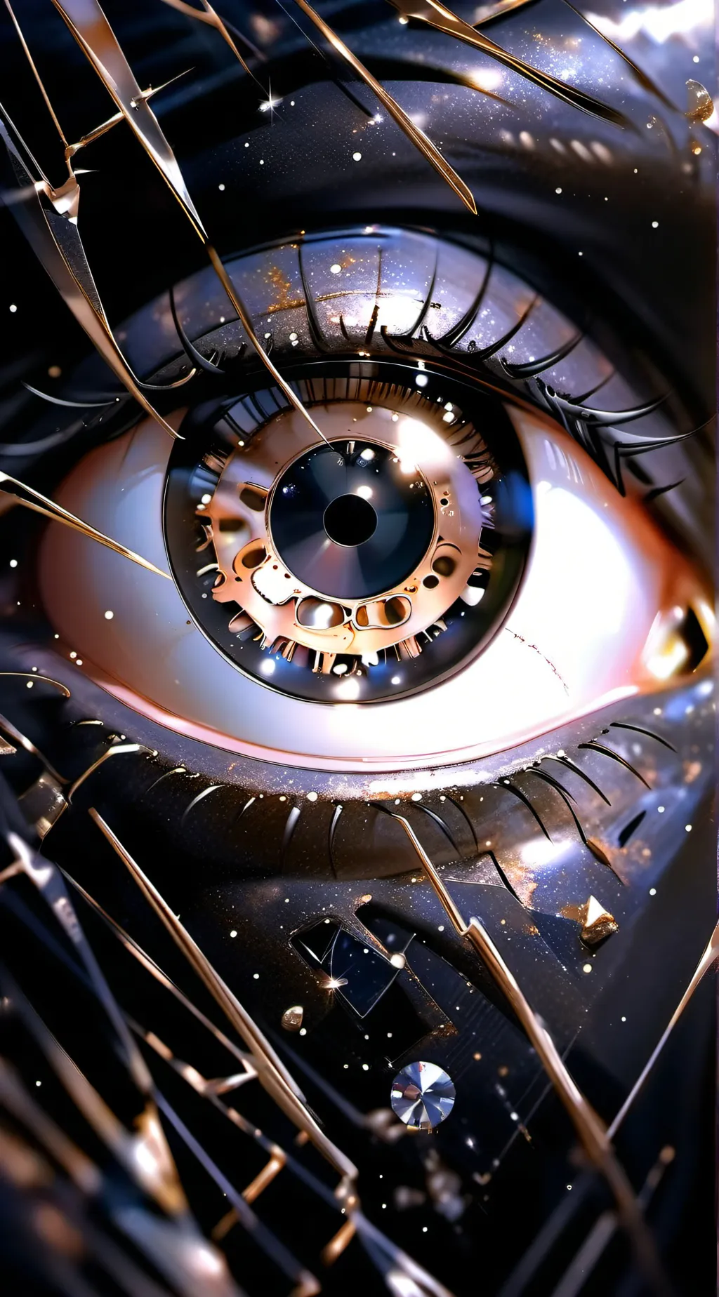 ai character: eye color background