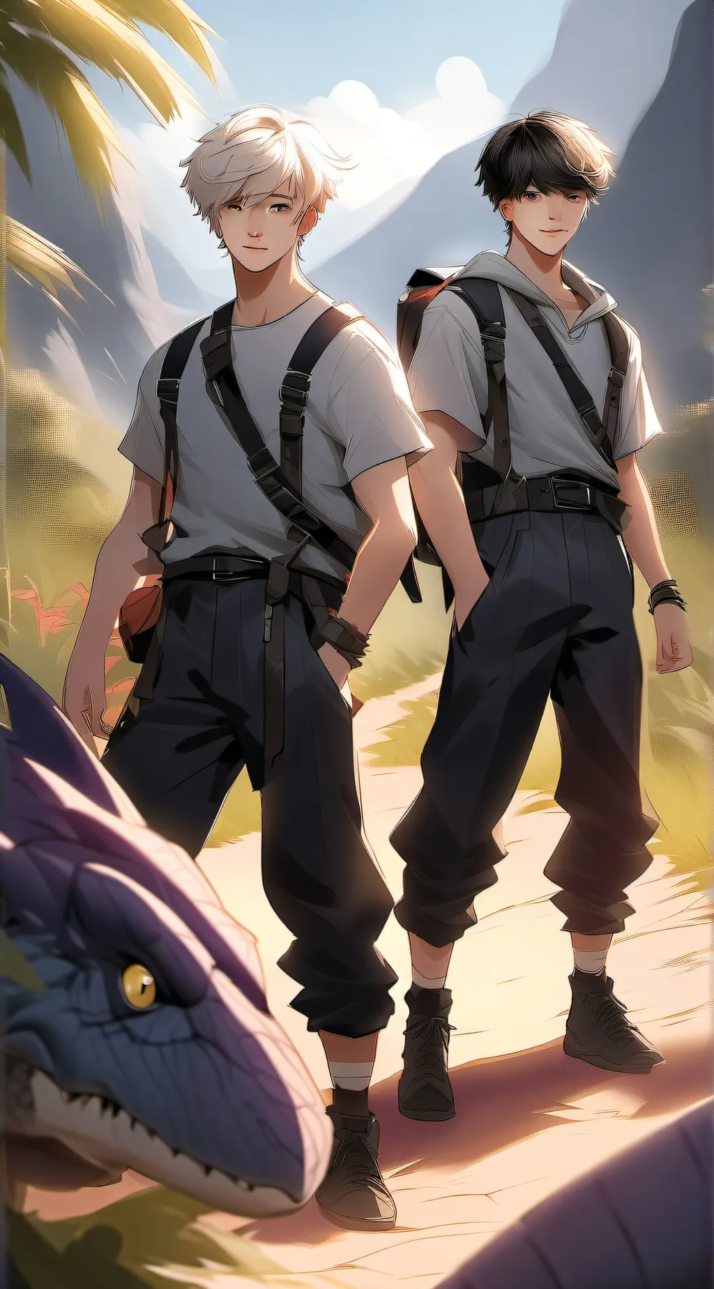 ai character: Sam and Colby background