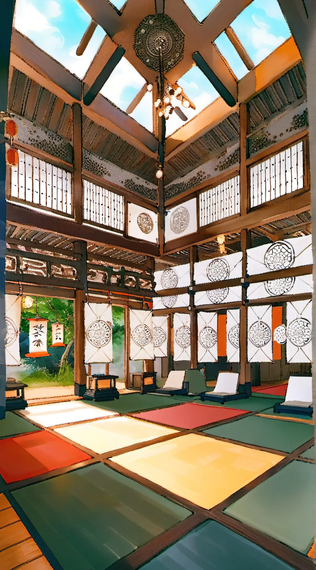 ai character: FPE KARATE AU!! background