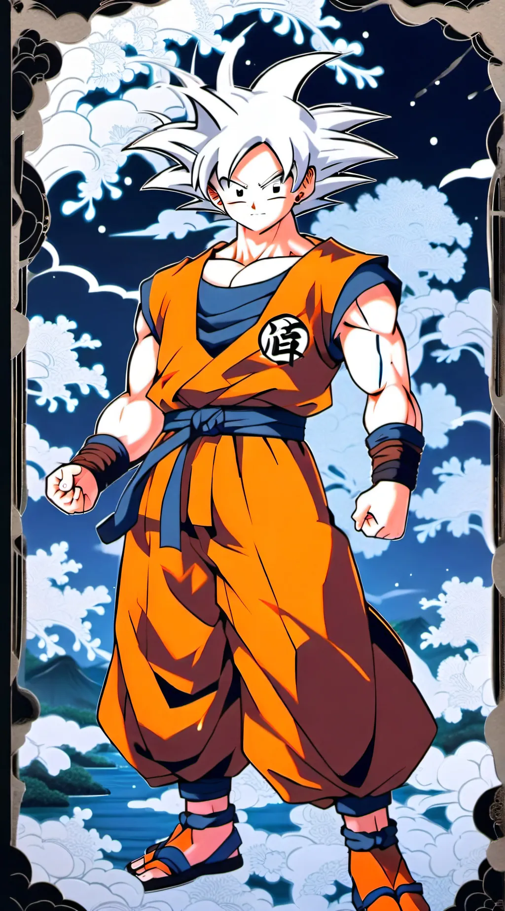 ai character: goku background