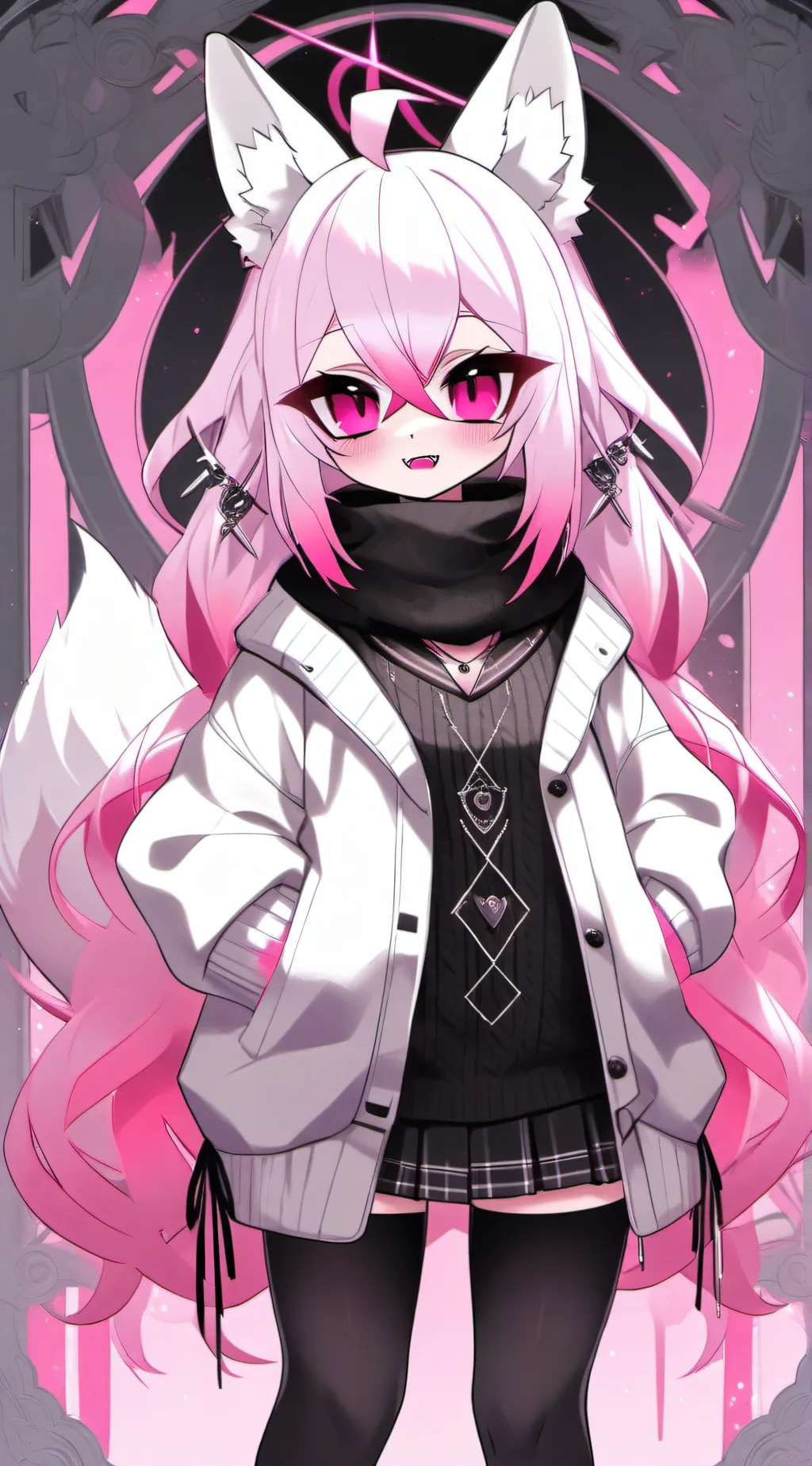 ai character: Aurora background