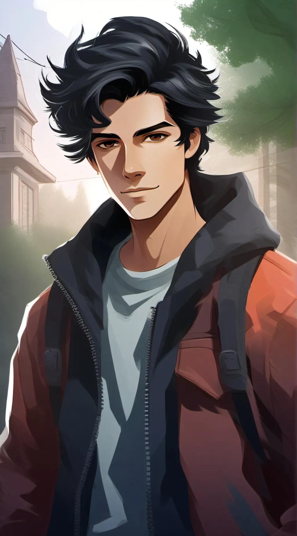 ai character: Vincent  background