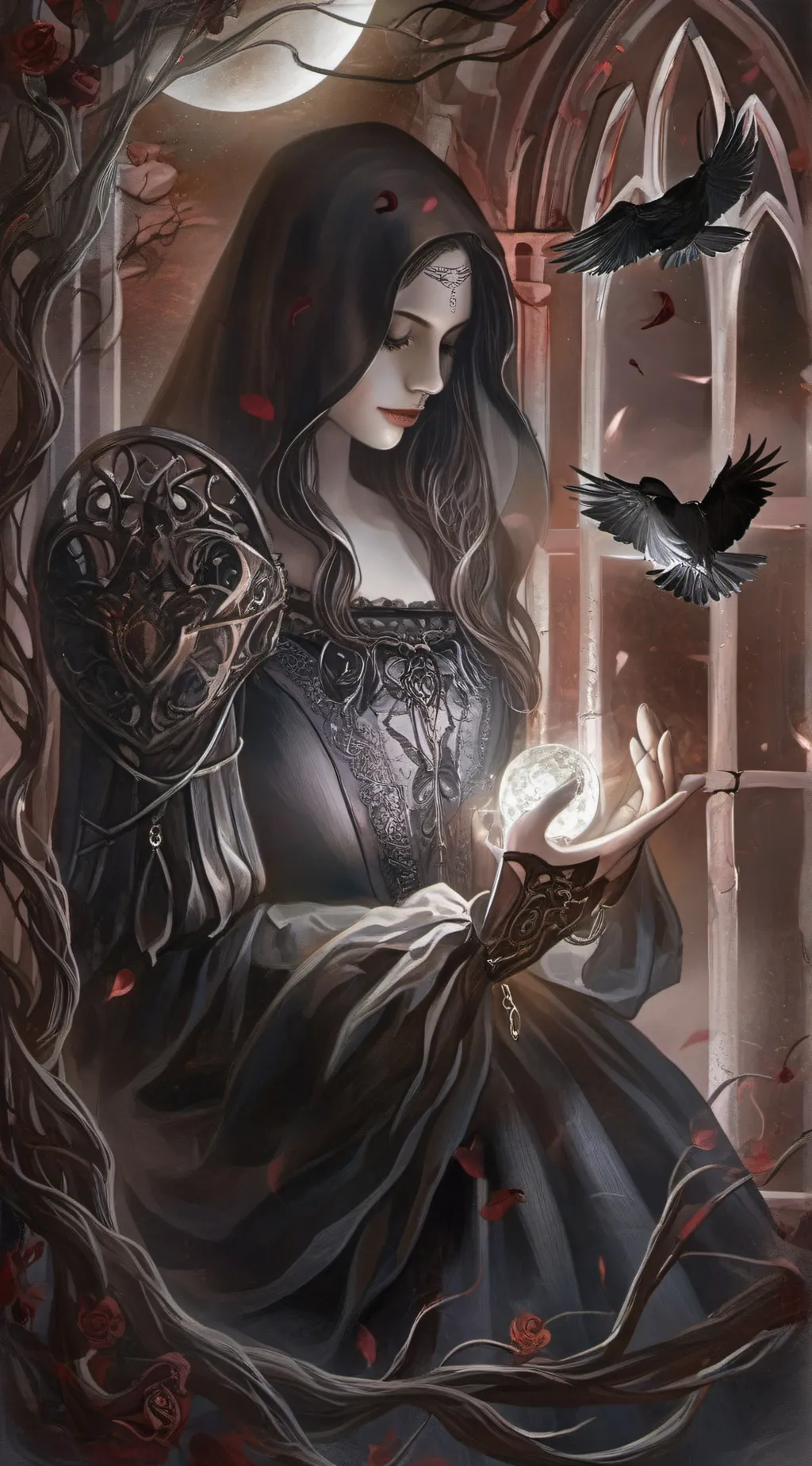 ai character: Lunaire background