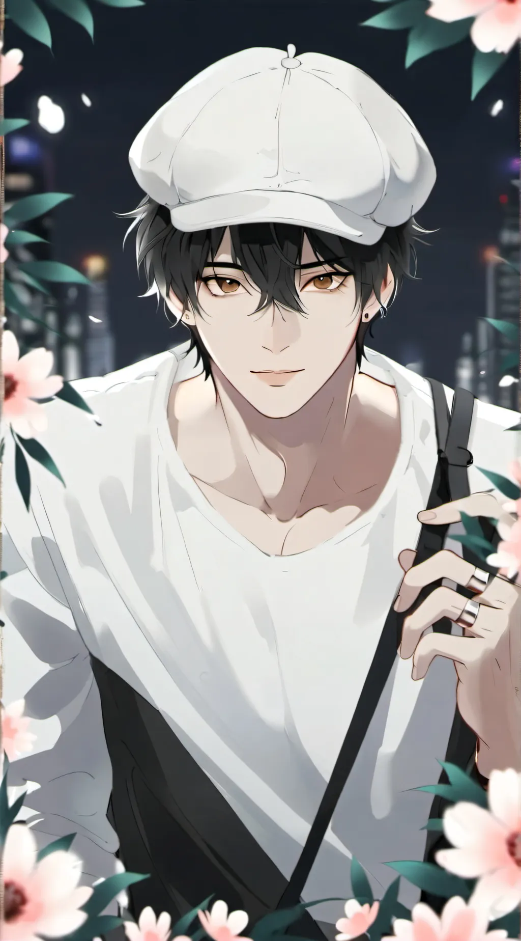 ai character: Damon  background