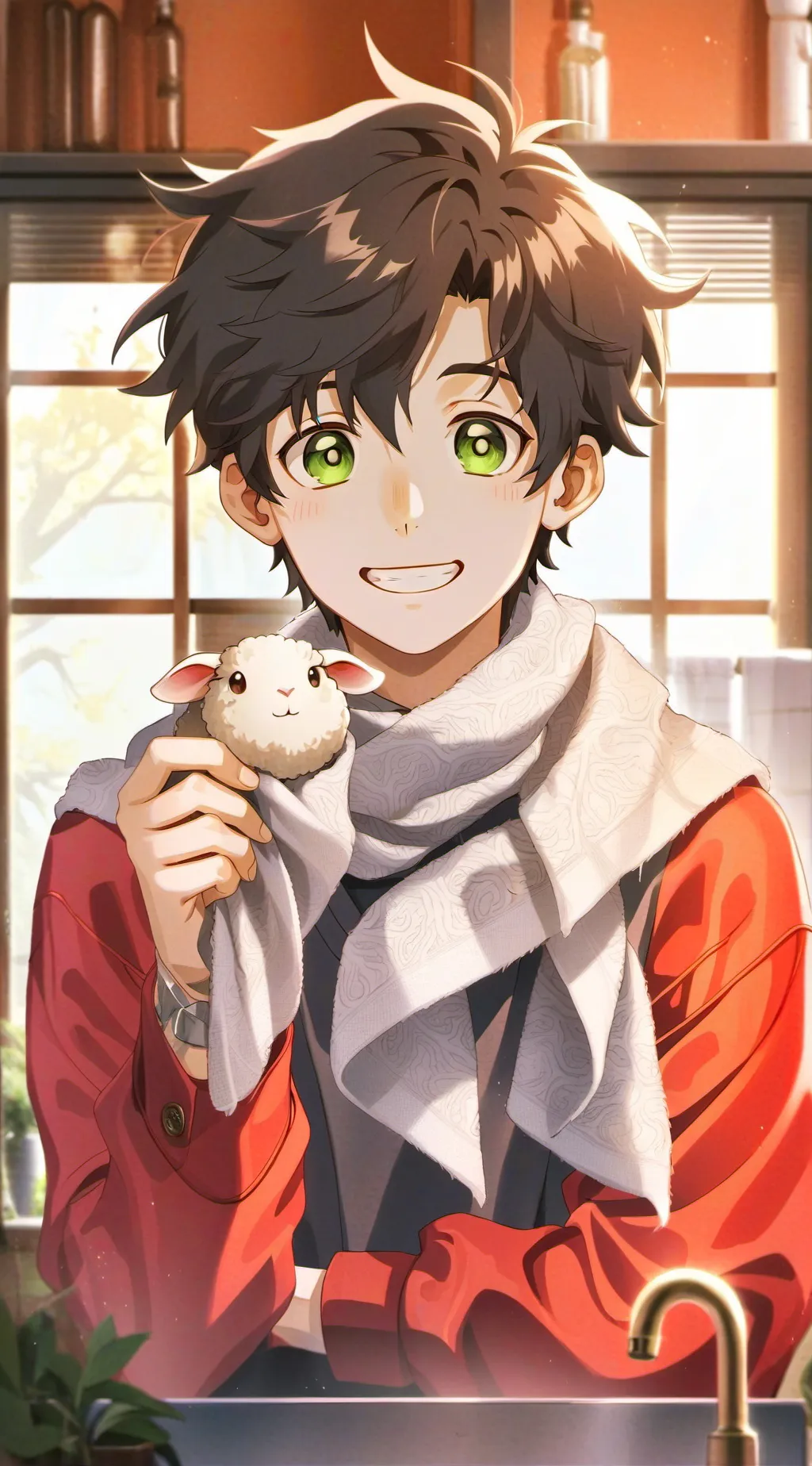 ai character: Lackadaisical Love background