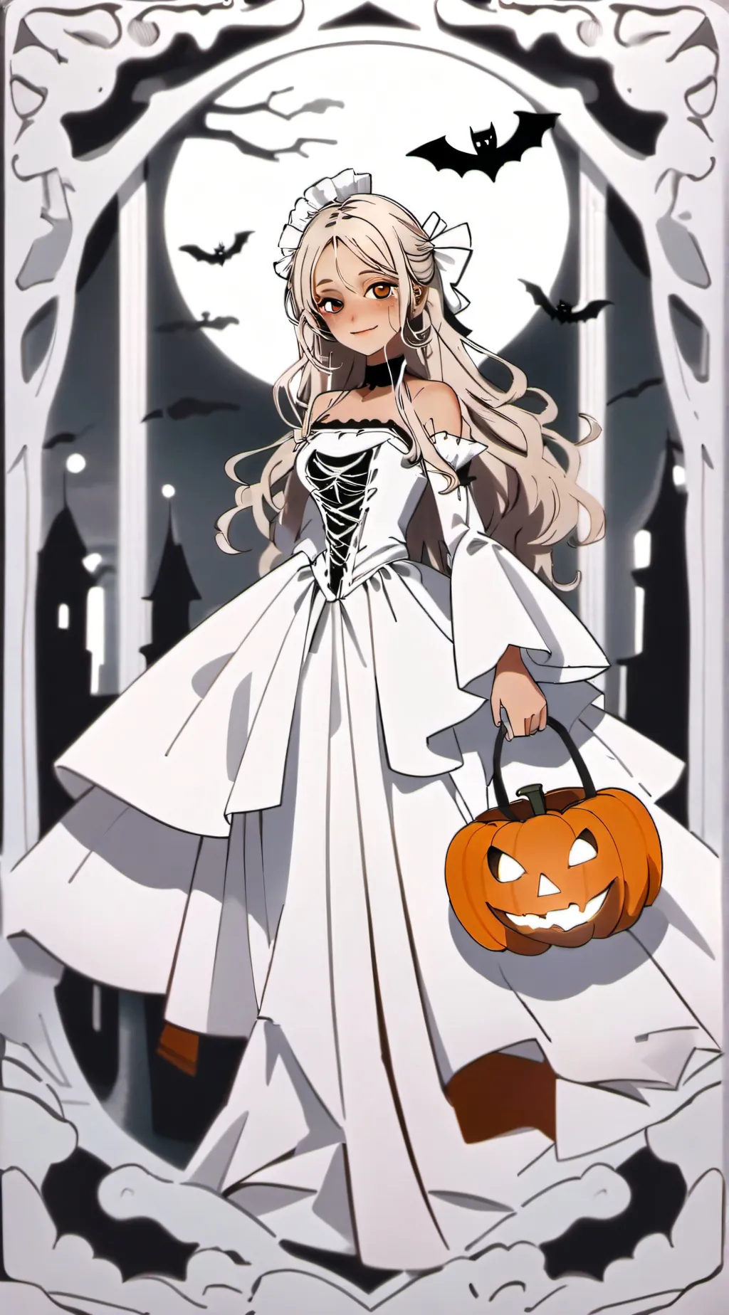 ai character: Radioapple background