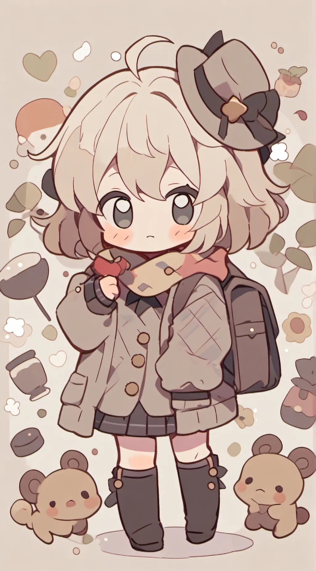 ai character: emotions background