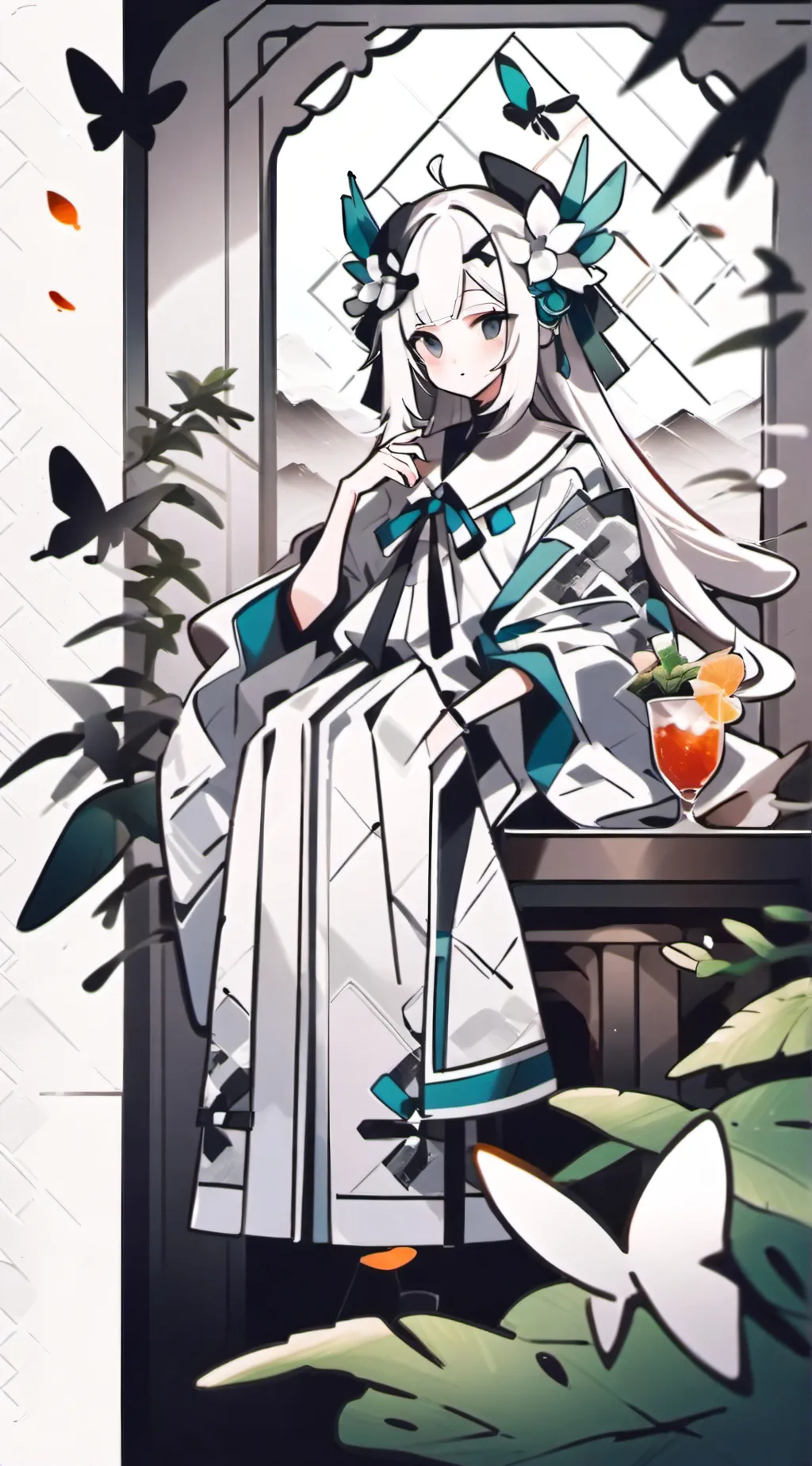 ai character: momo  background