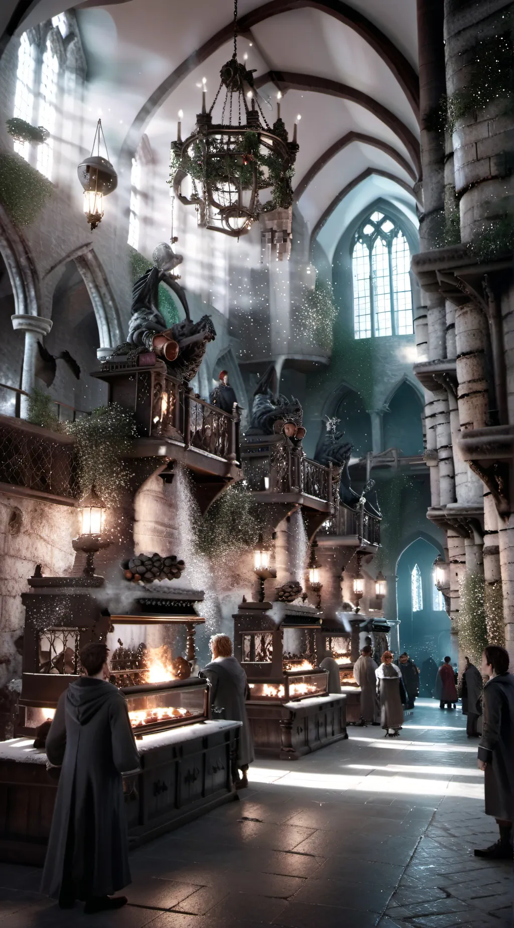 ai character: Hogwarys background