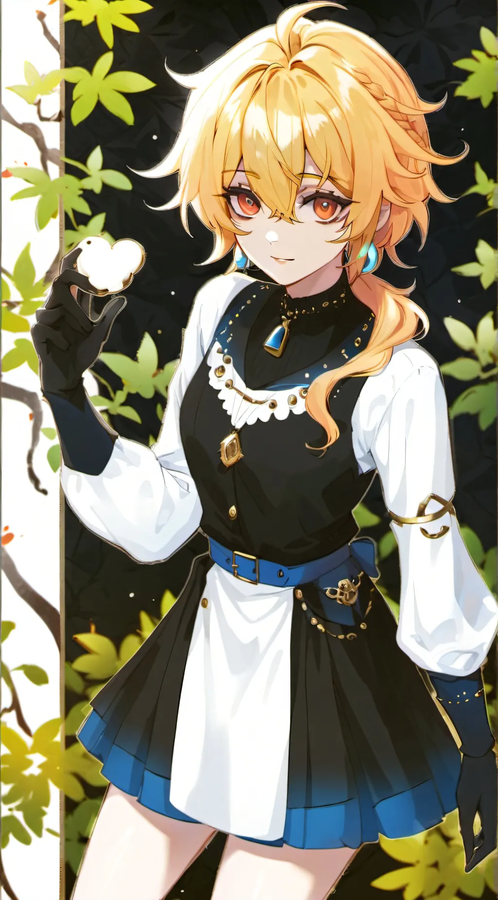 ai character: princess peach  background