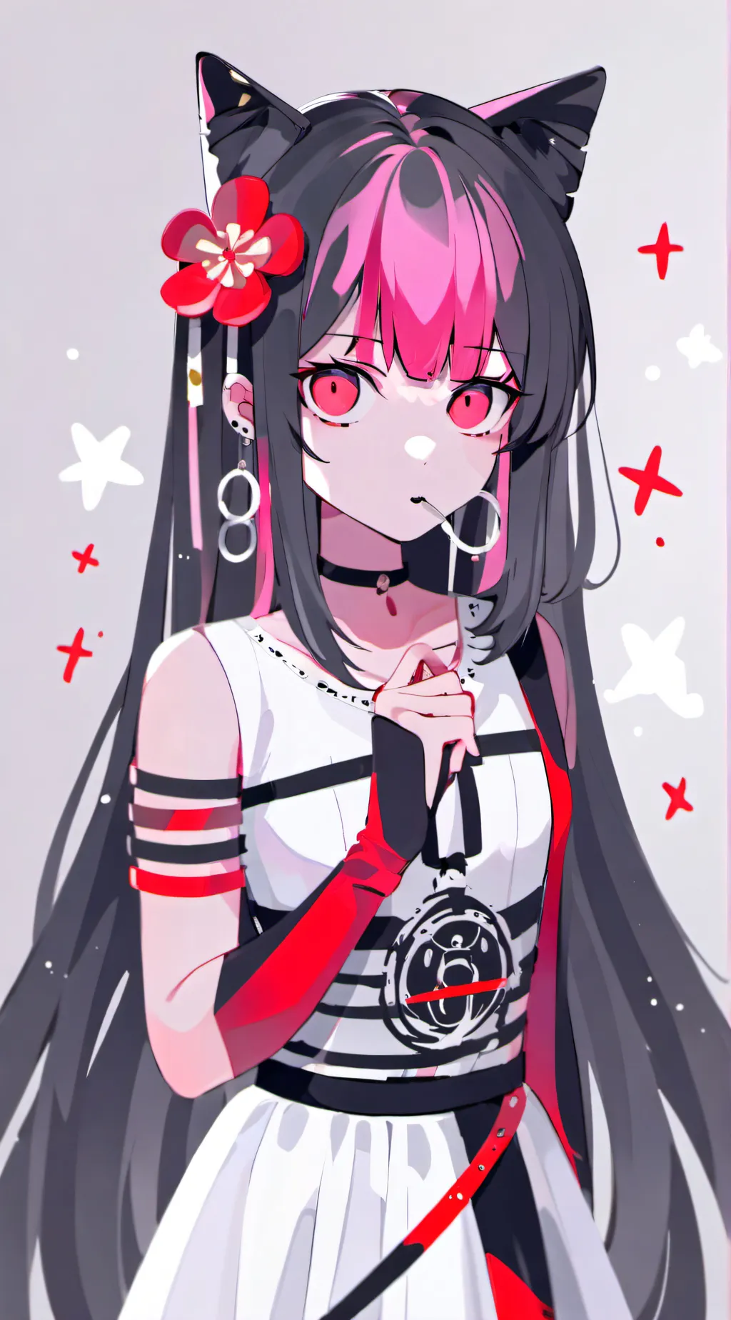 ai character: Hailey  background