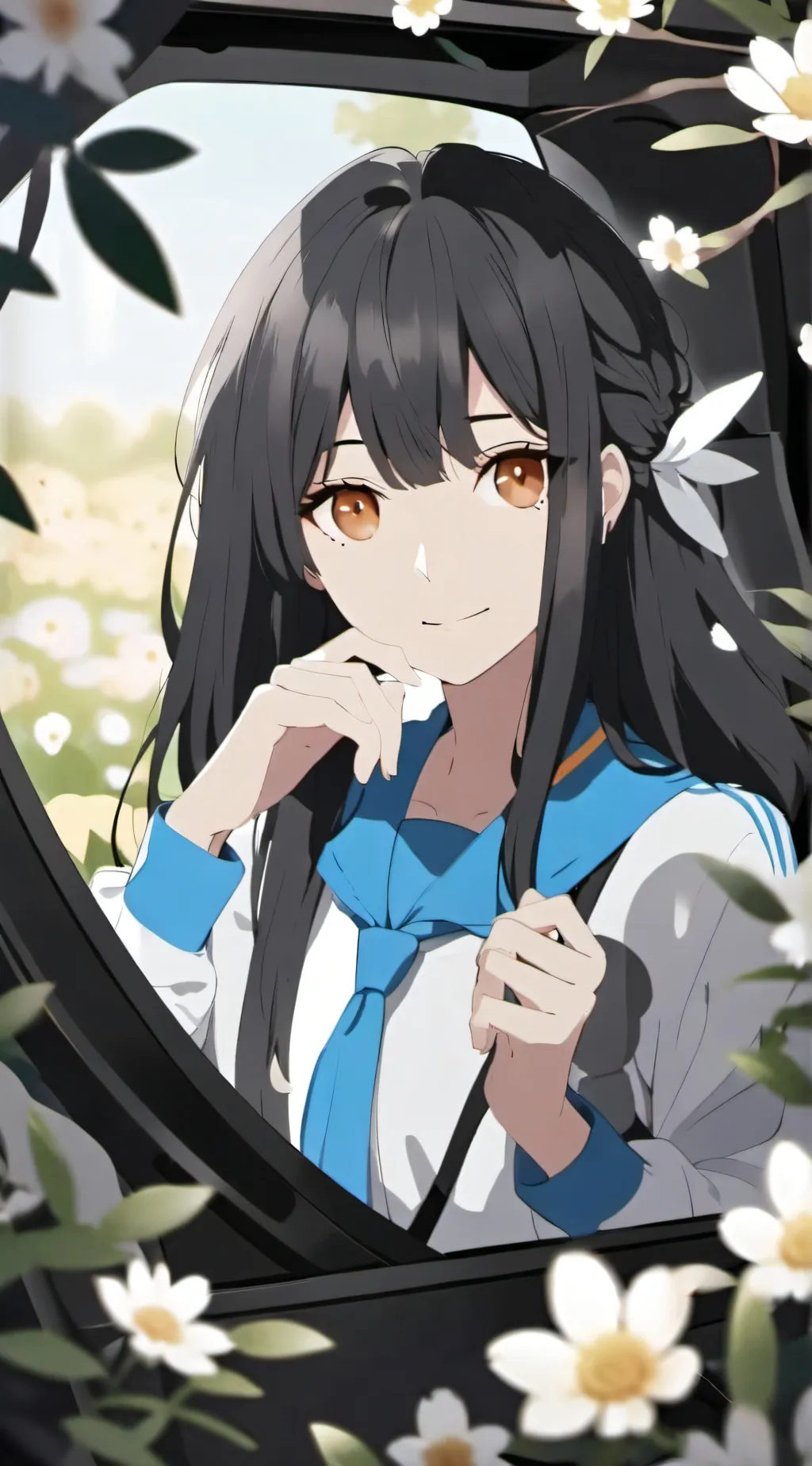 ai character: demon queen  background