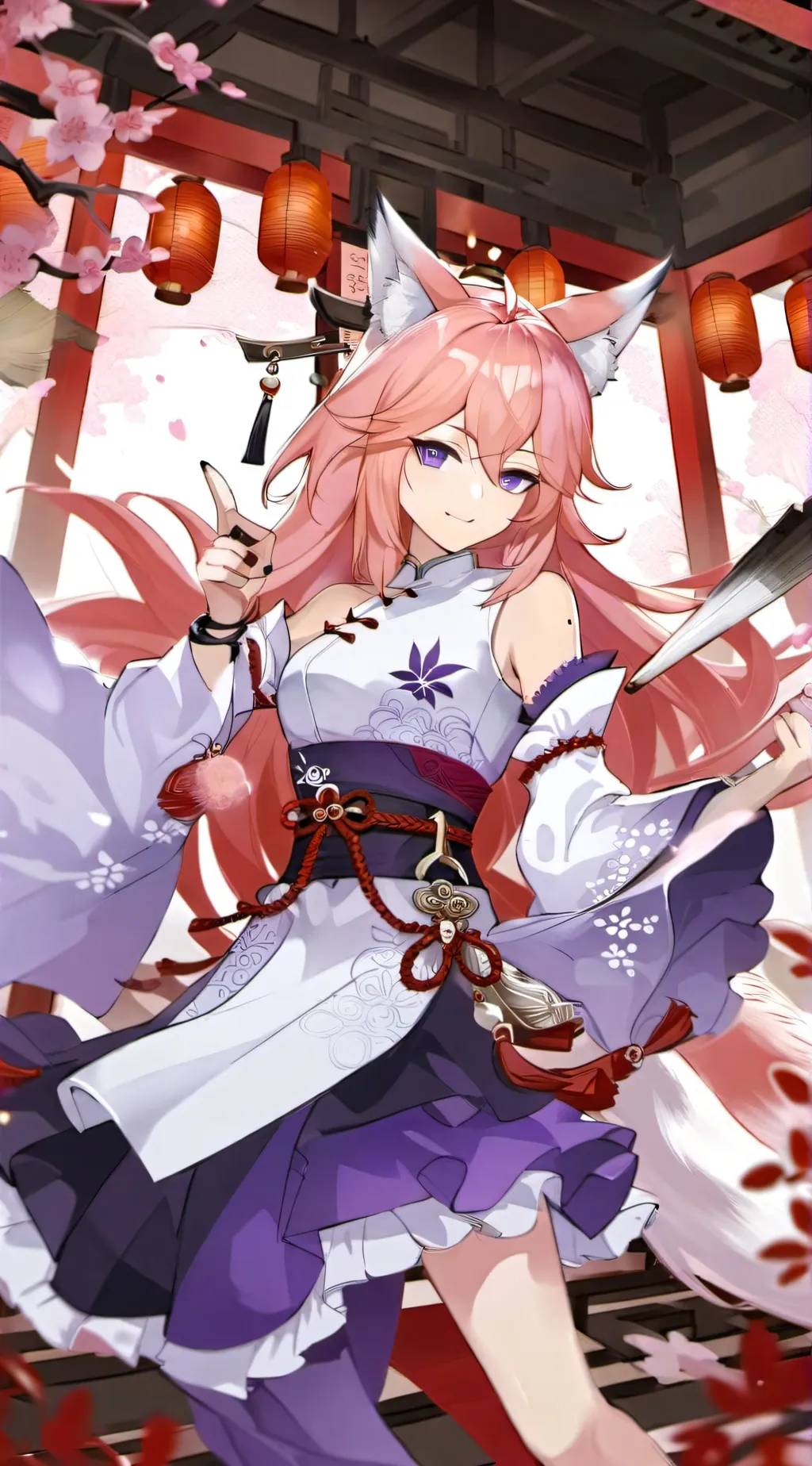 ai character: Yae Miko background