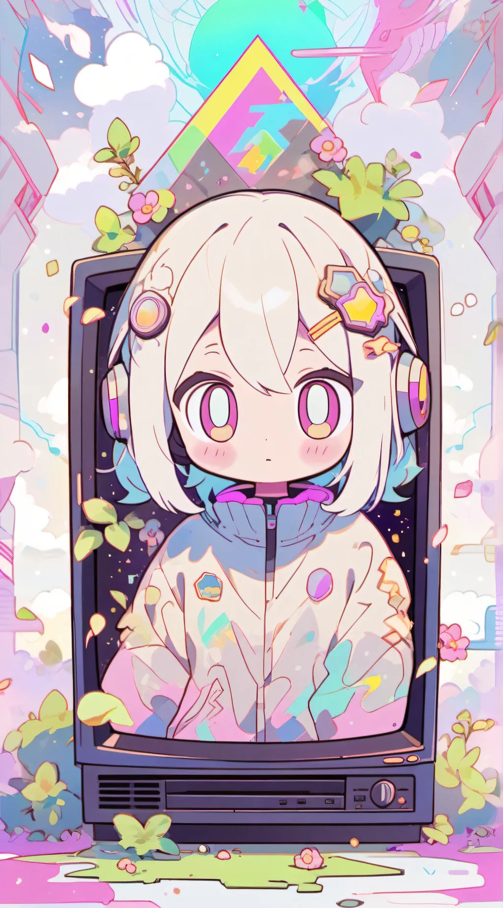 ai character: Sakura background