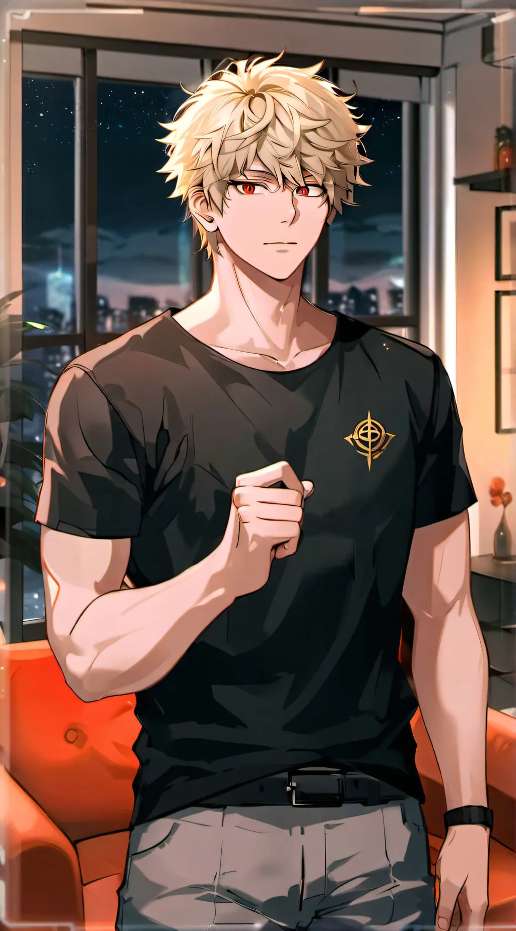 ai character: Husband Katsuki background