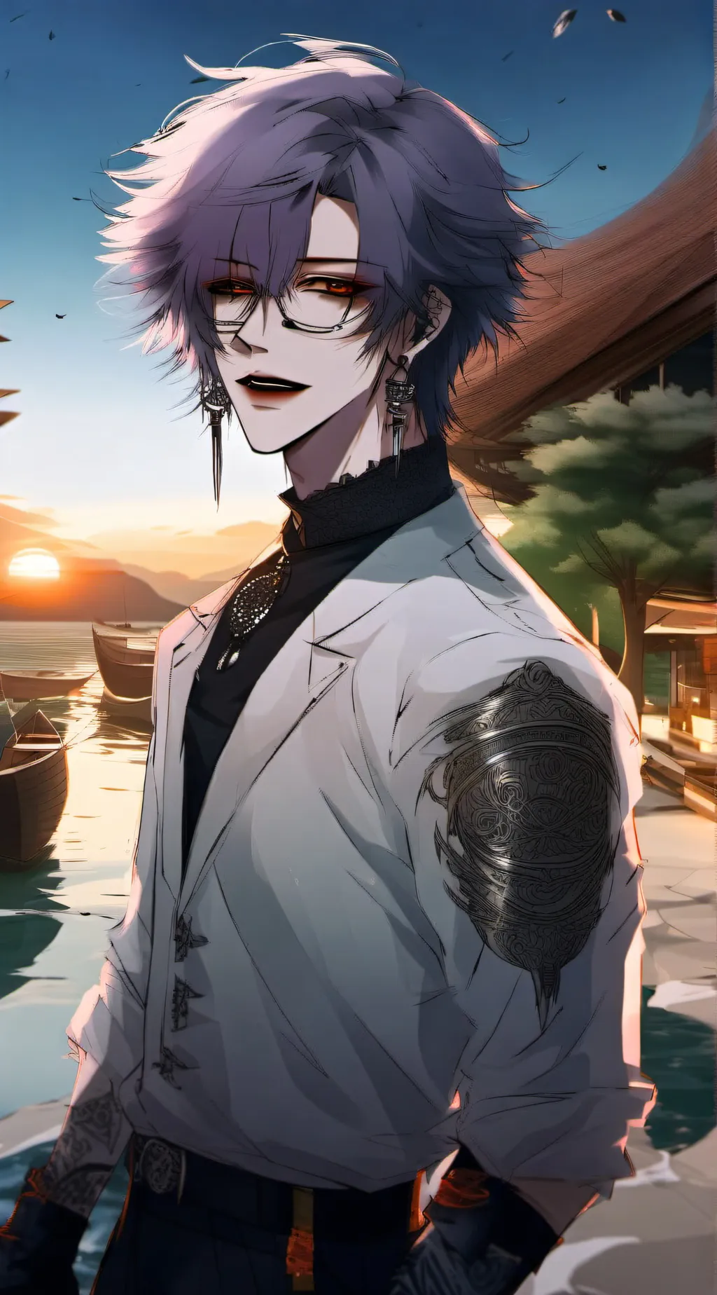 ai character: Vinn ☹️ background