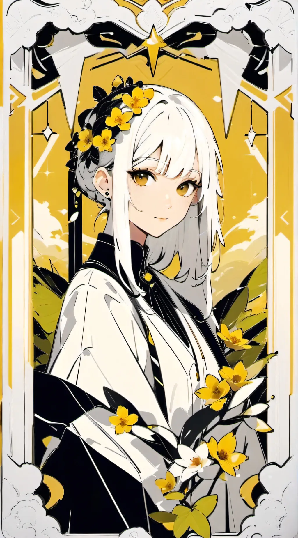 ai character: Mall background