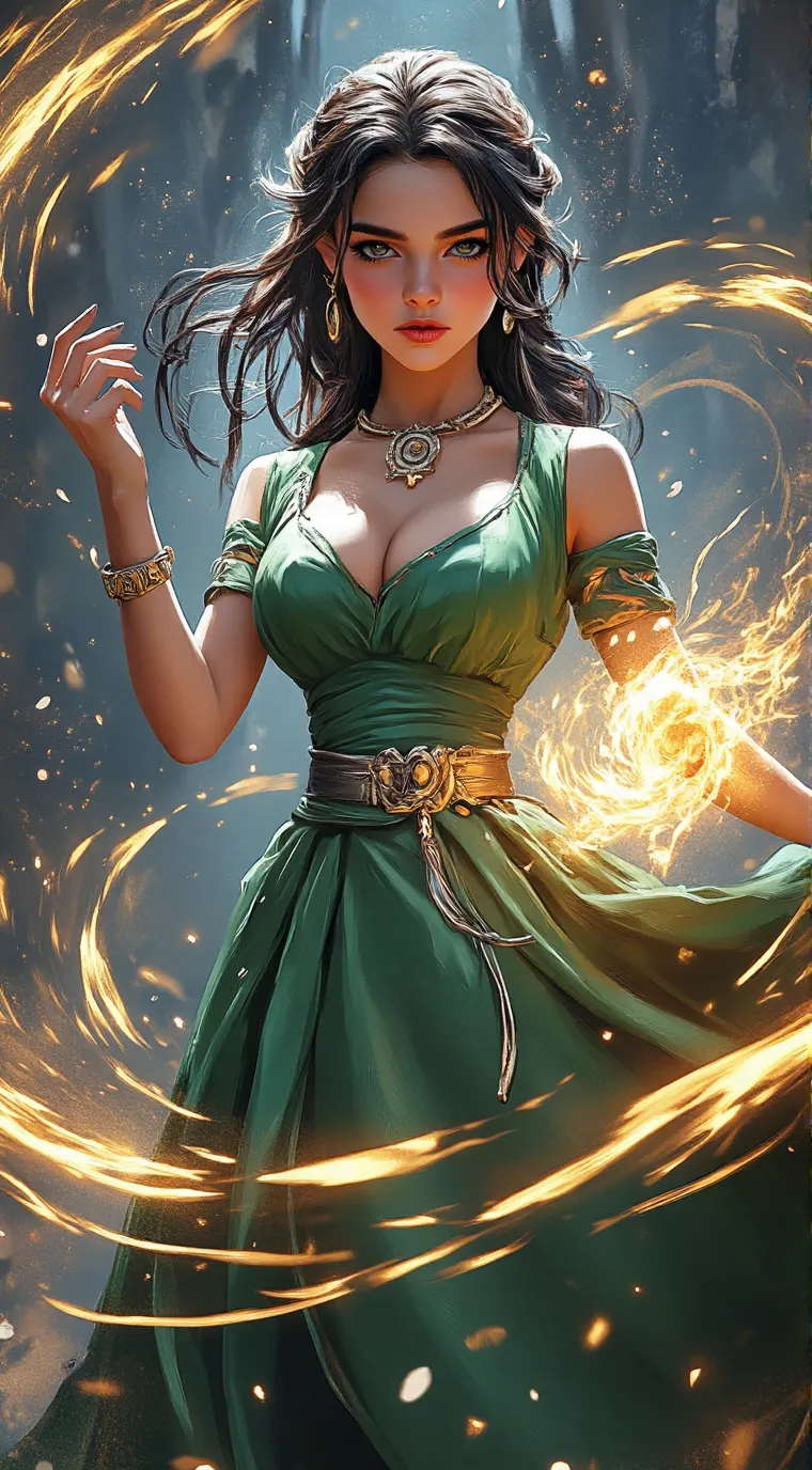 ai character: Elara background