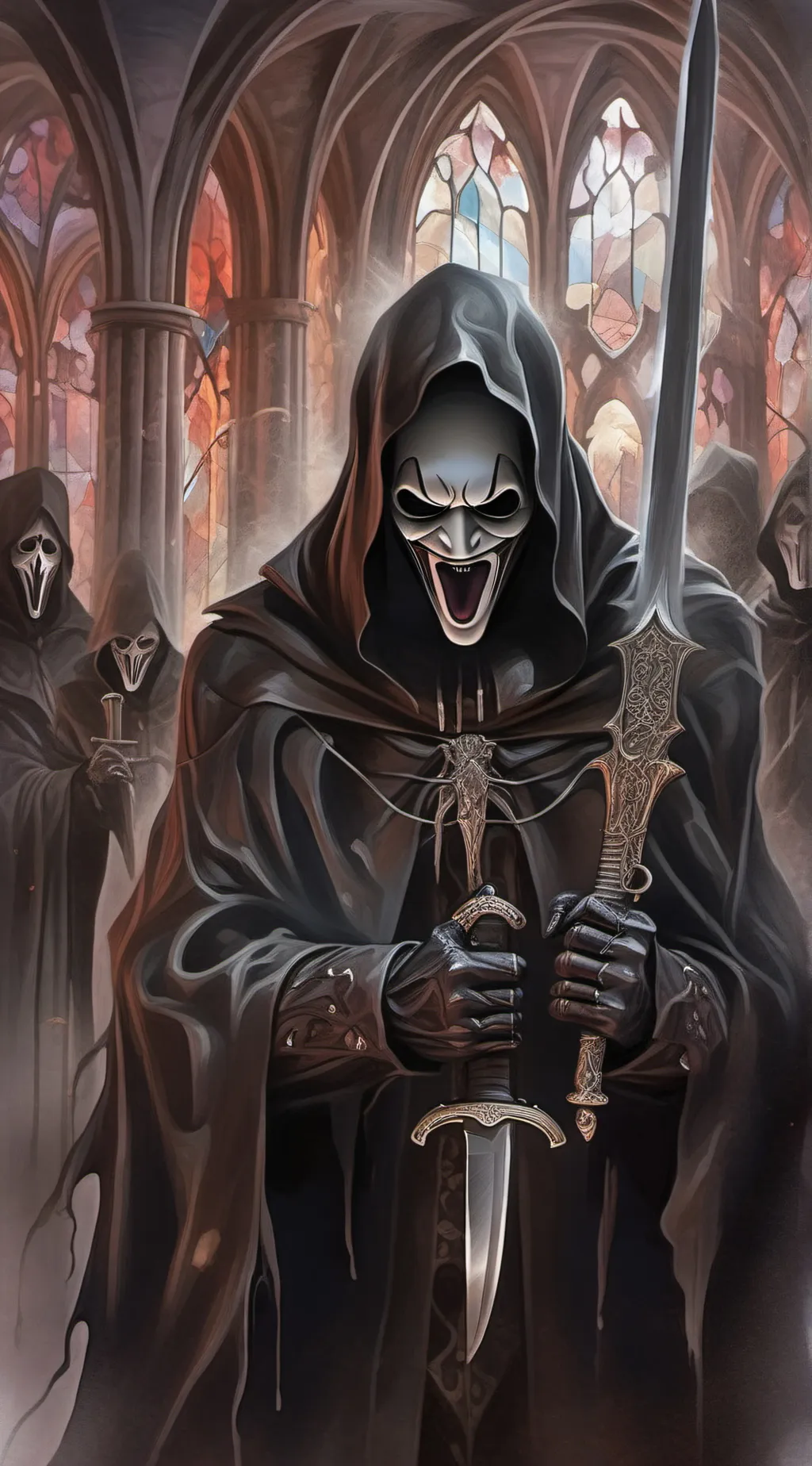 ai character: ~Ghostface~ background