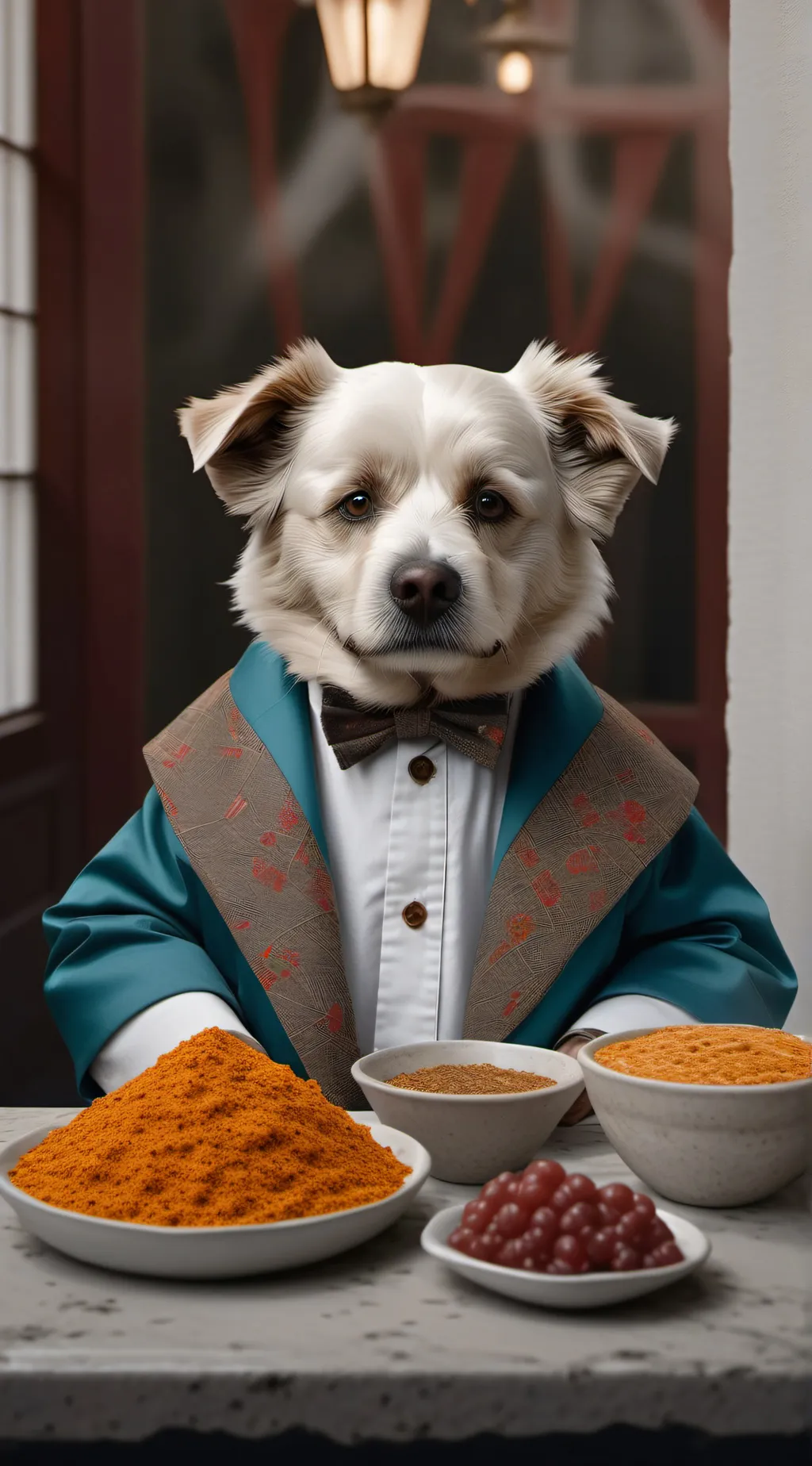 ai character: look by annoying background