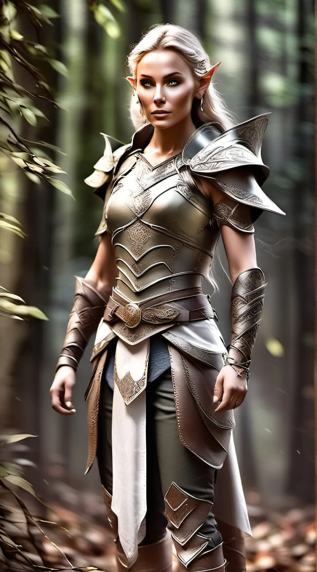 ai character: Glacia background