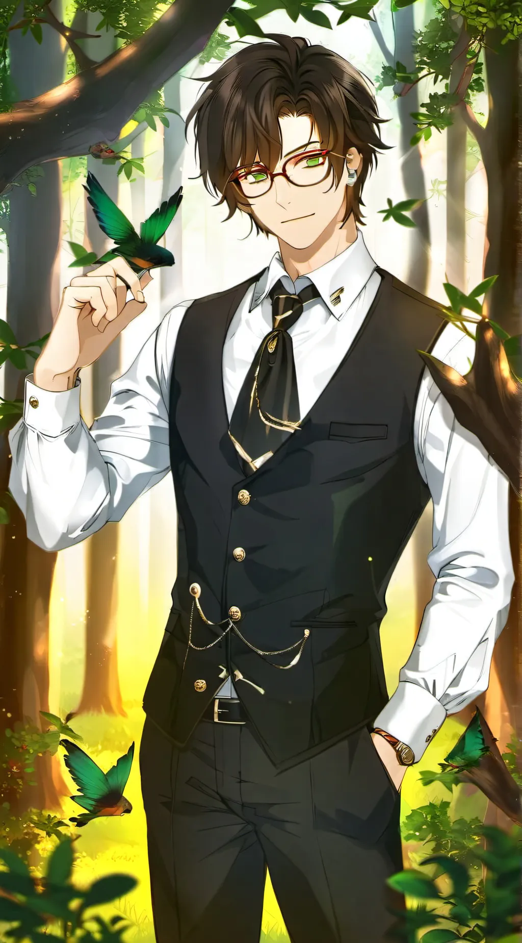 ai character: Axel background