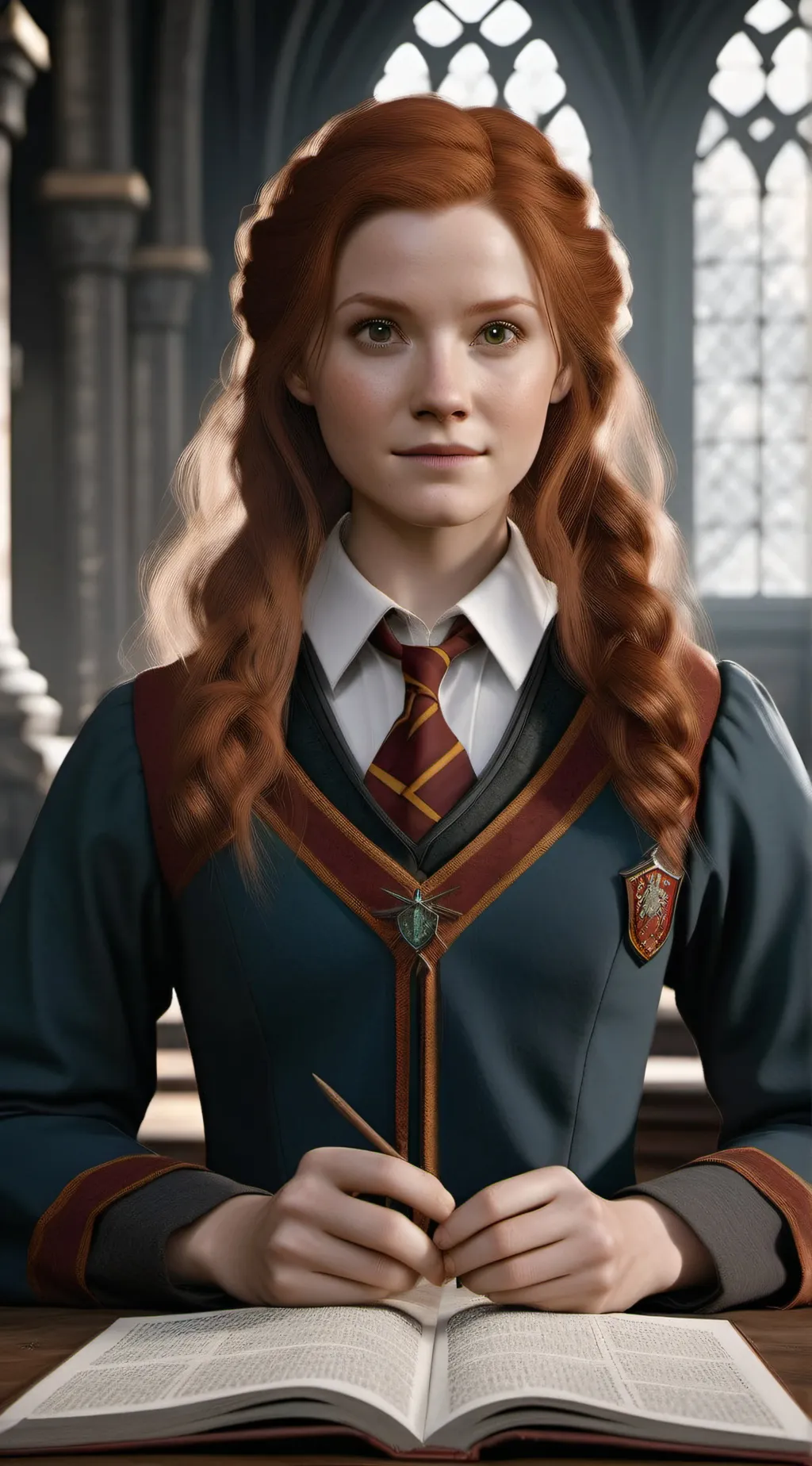 ai character: ginny weasly background