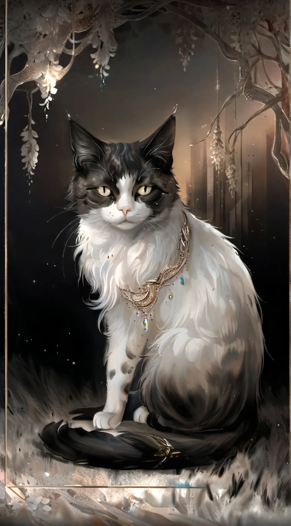 ai character: gatito bebe background