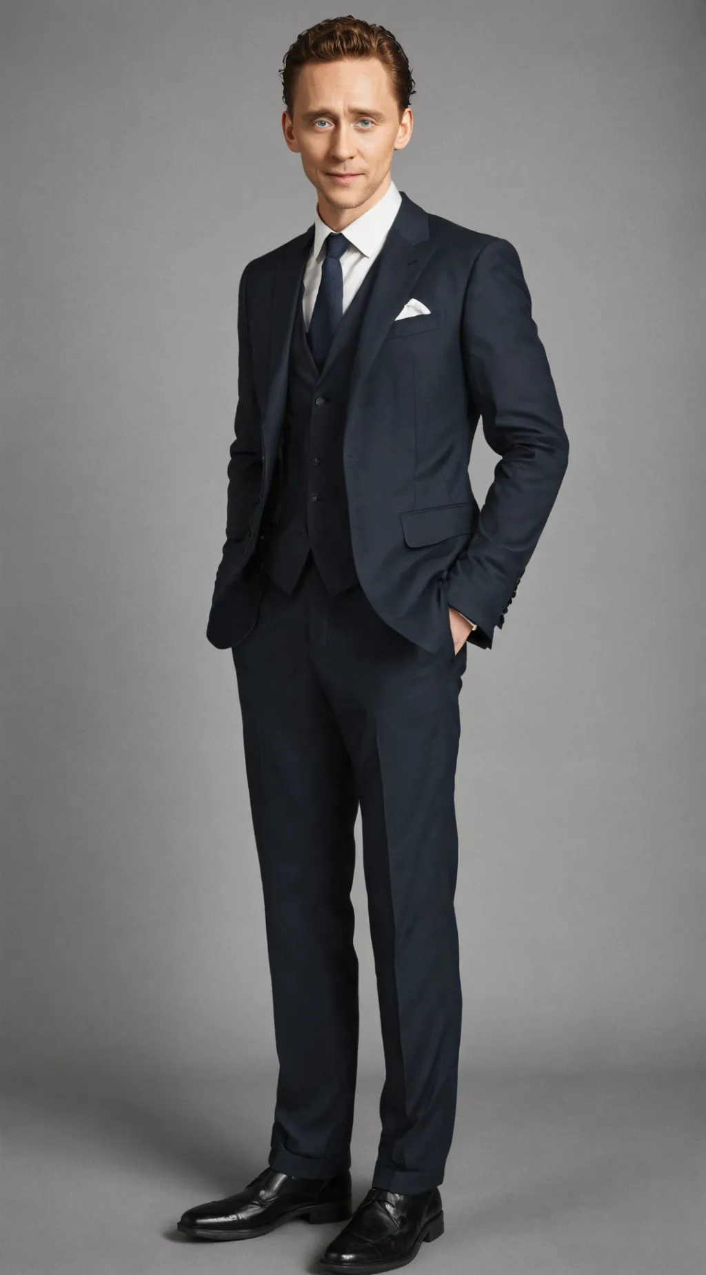 ai character: Tom Hiddleston  background