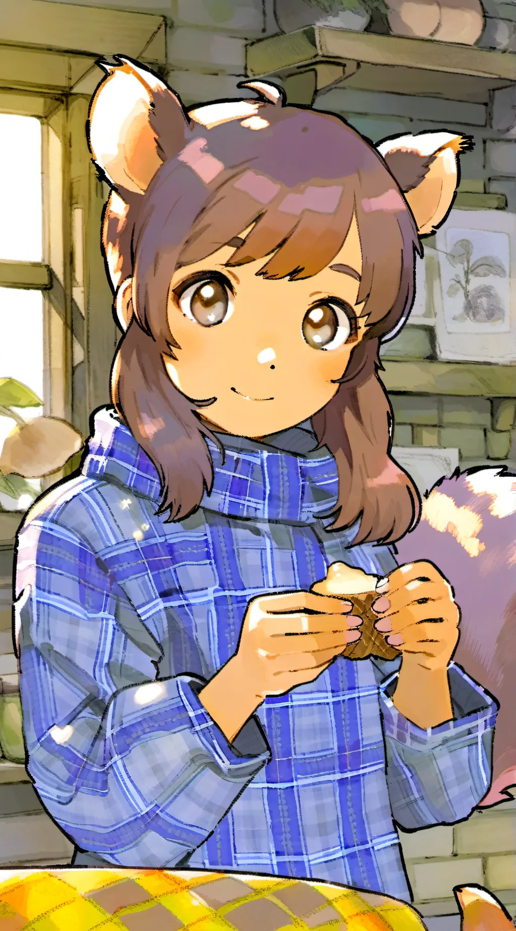 ai character: Squirrel Spirit Pitter-Patter background