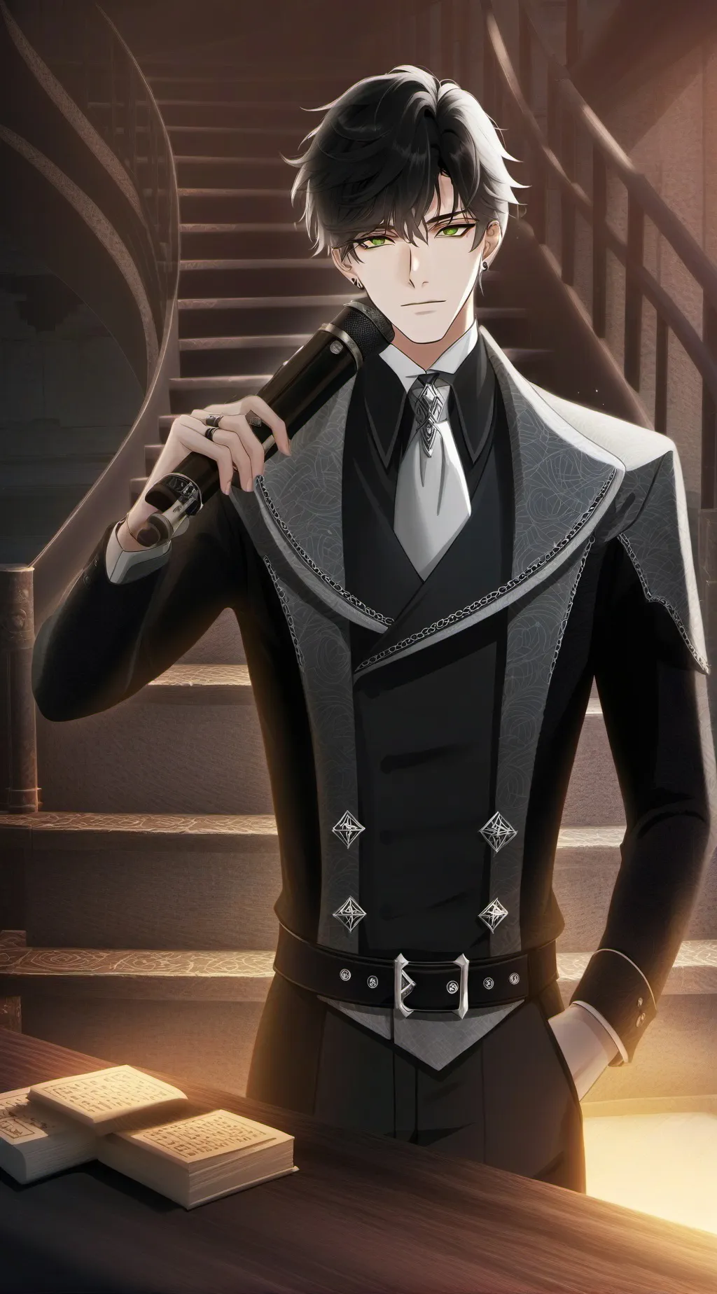 ai character: Marco  background