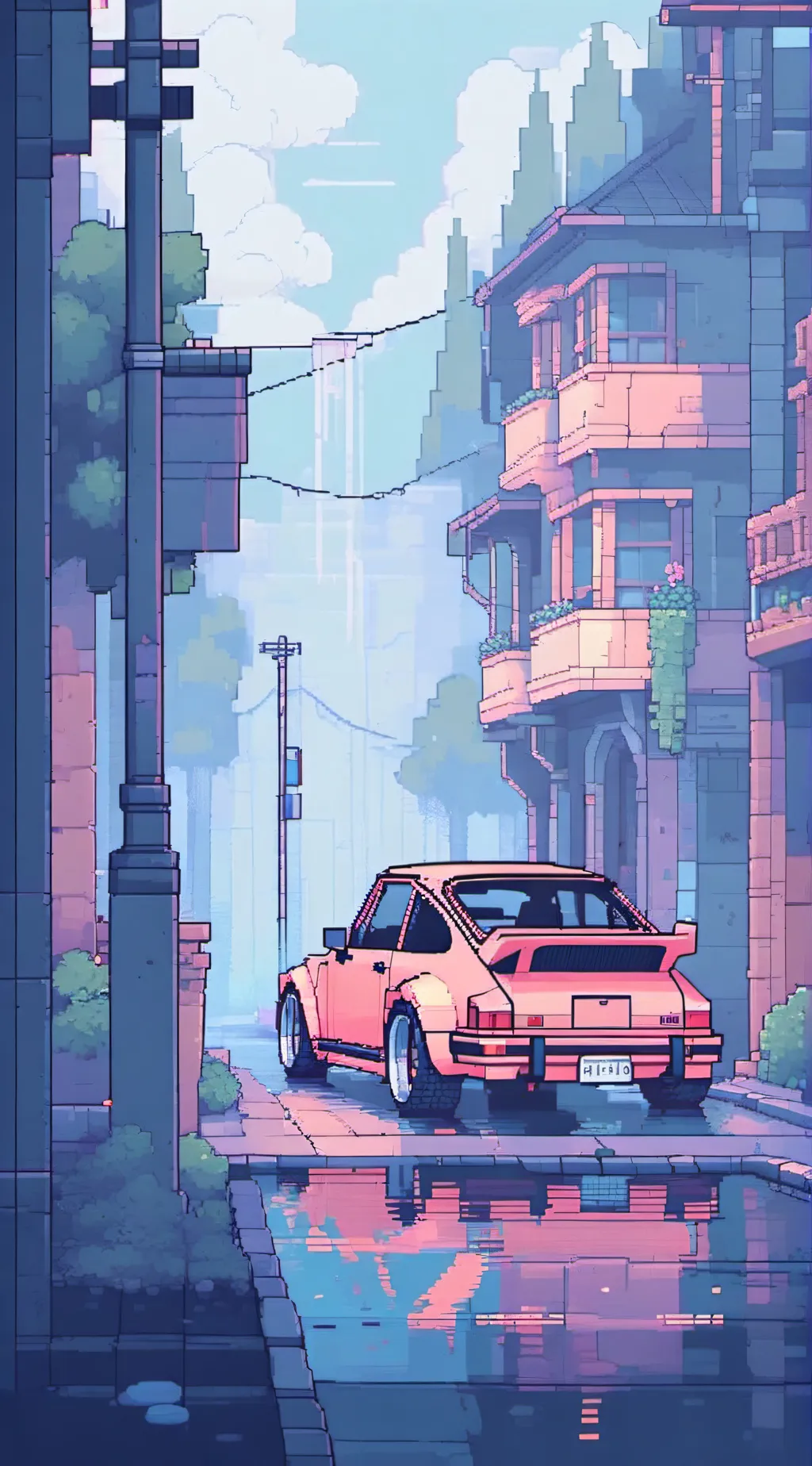 ai character: road trip background