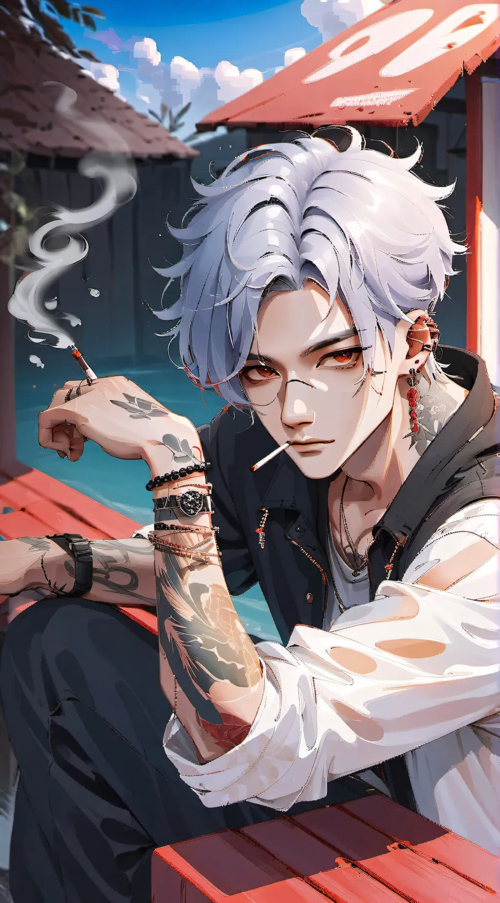 ai character: alex background