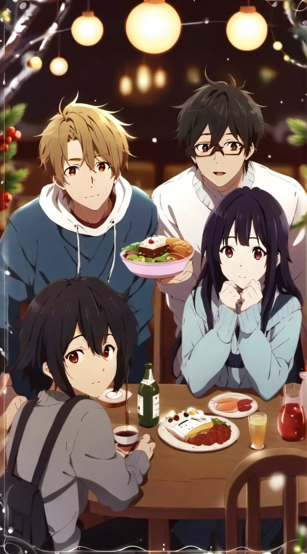 ai character: Lakewood High background