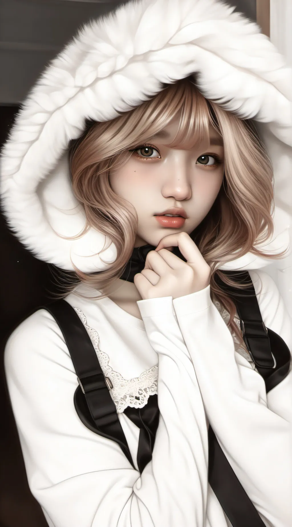 ai character: Winter background