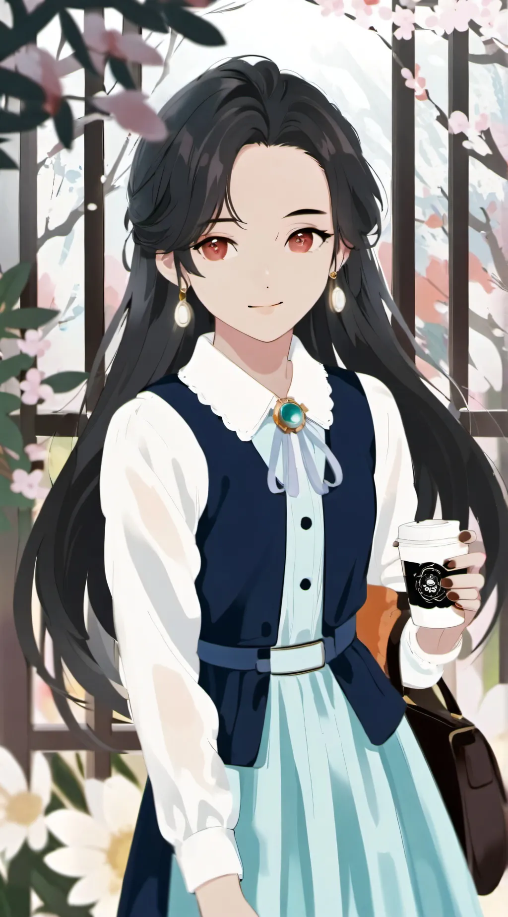 ai character: Emily 😁 background